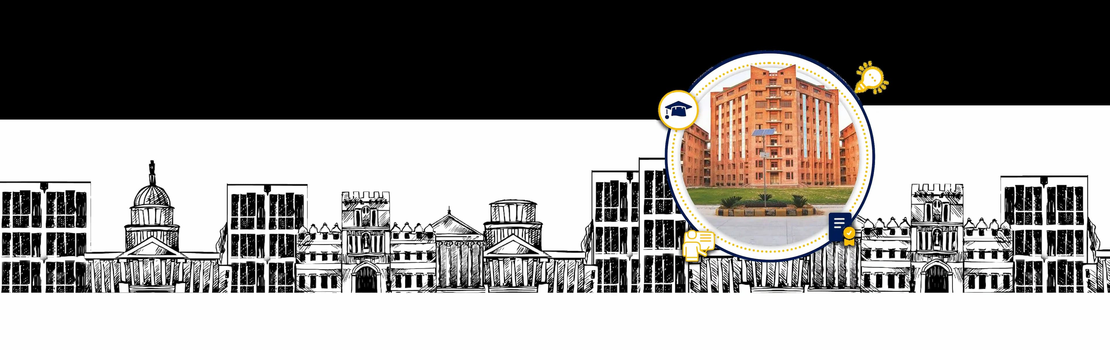 Sharda University banner
