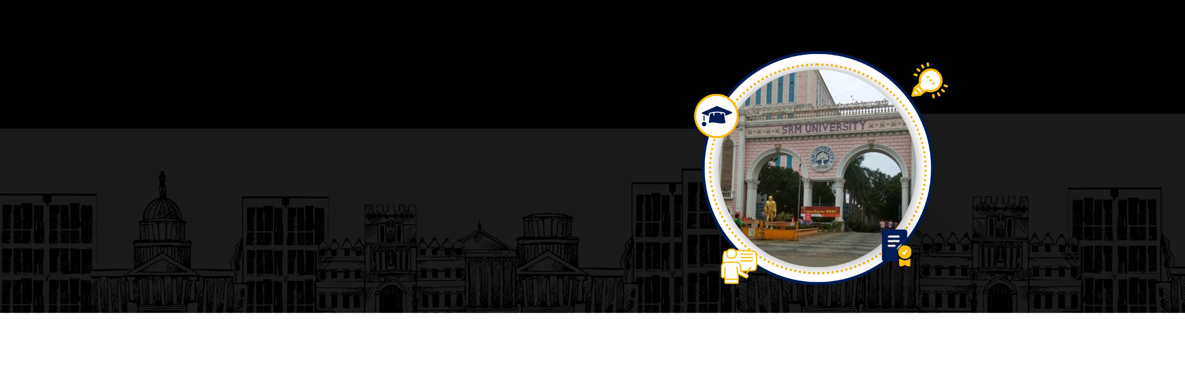 SRM University campus image for online degree programs