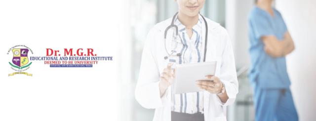 DR MGR Online MBA in Hospital and Healthcare Management Image