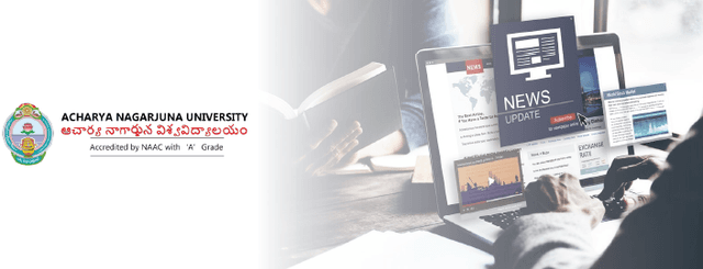 Acharya Nagarjuna Online MA in Journalism & Mass Communication Image