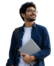 Student ready to build his future