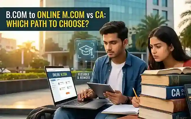 Online mcom after bcom