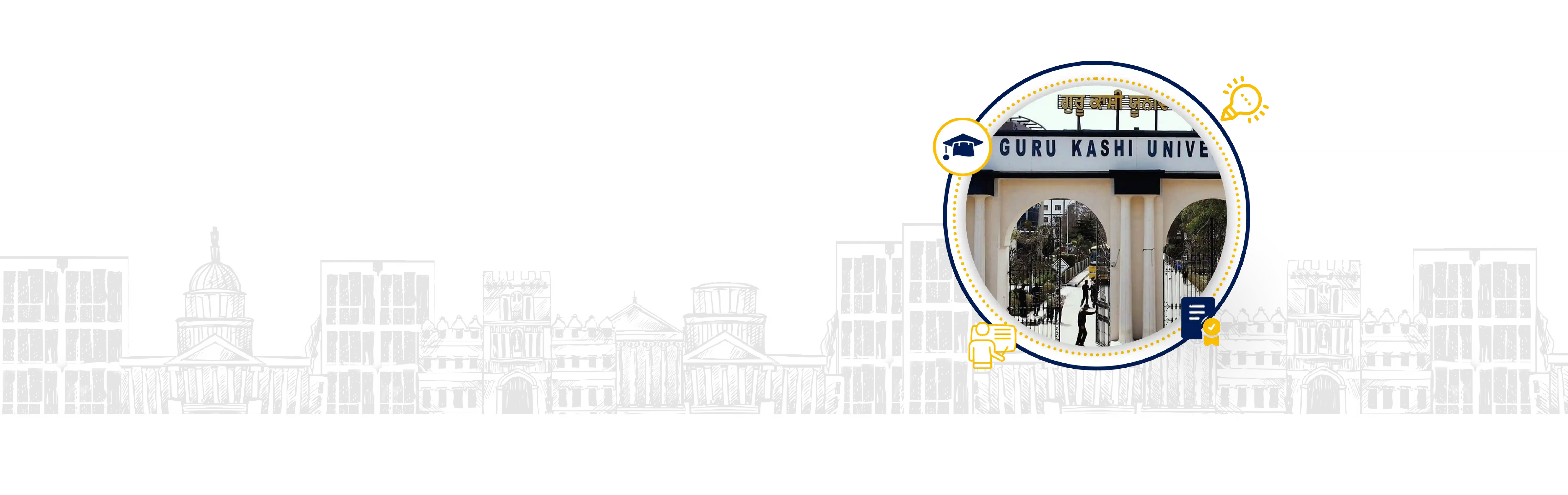 Guru Kashi University campus image for online degree programs