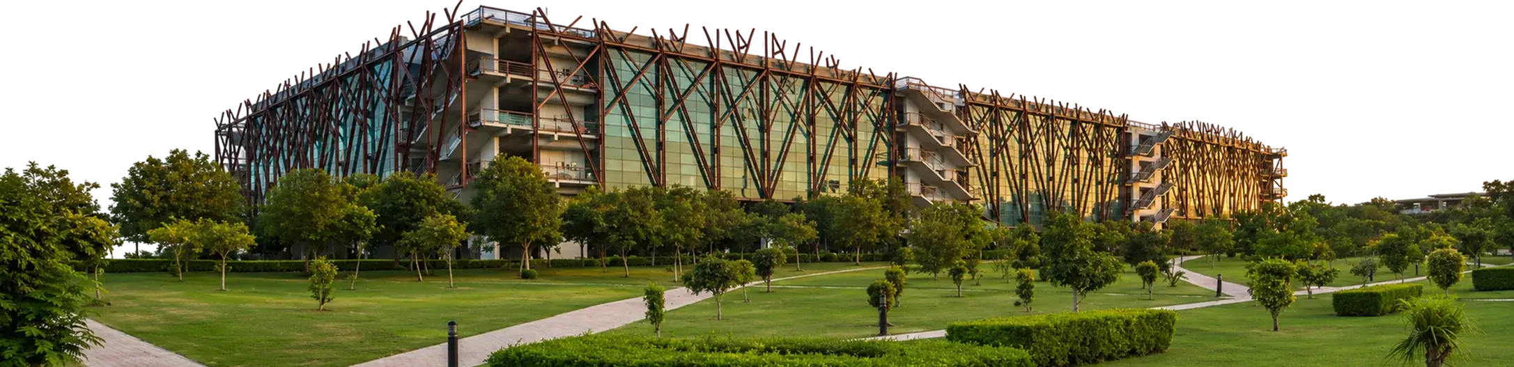 OPJG University campus image for online degree programs