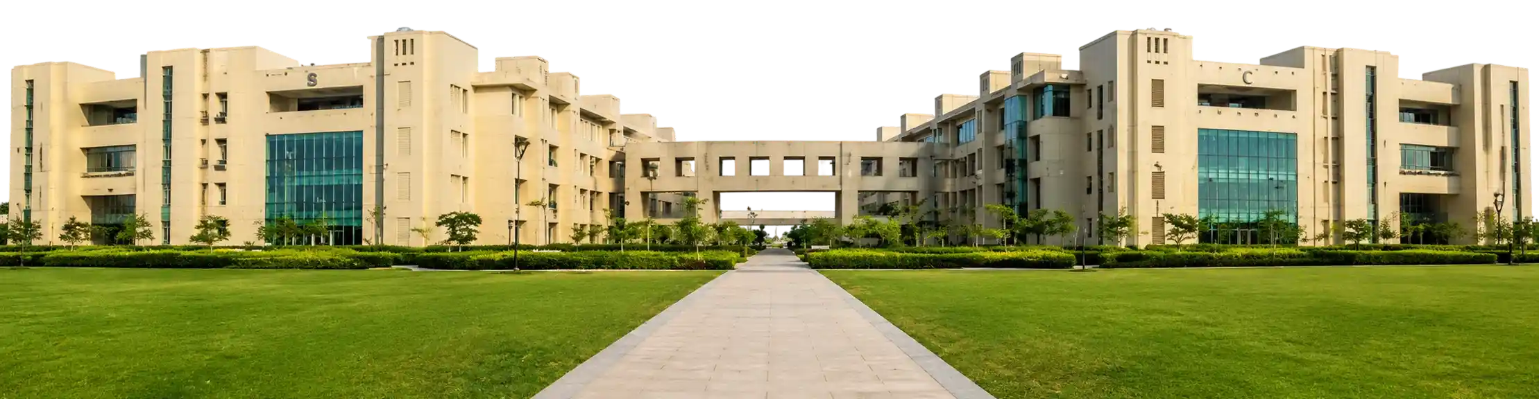 Shiv Nadar University campus image for online degree programs