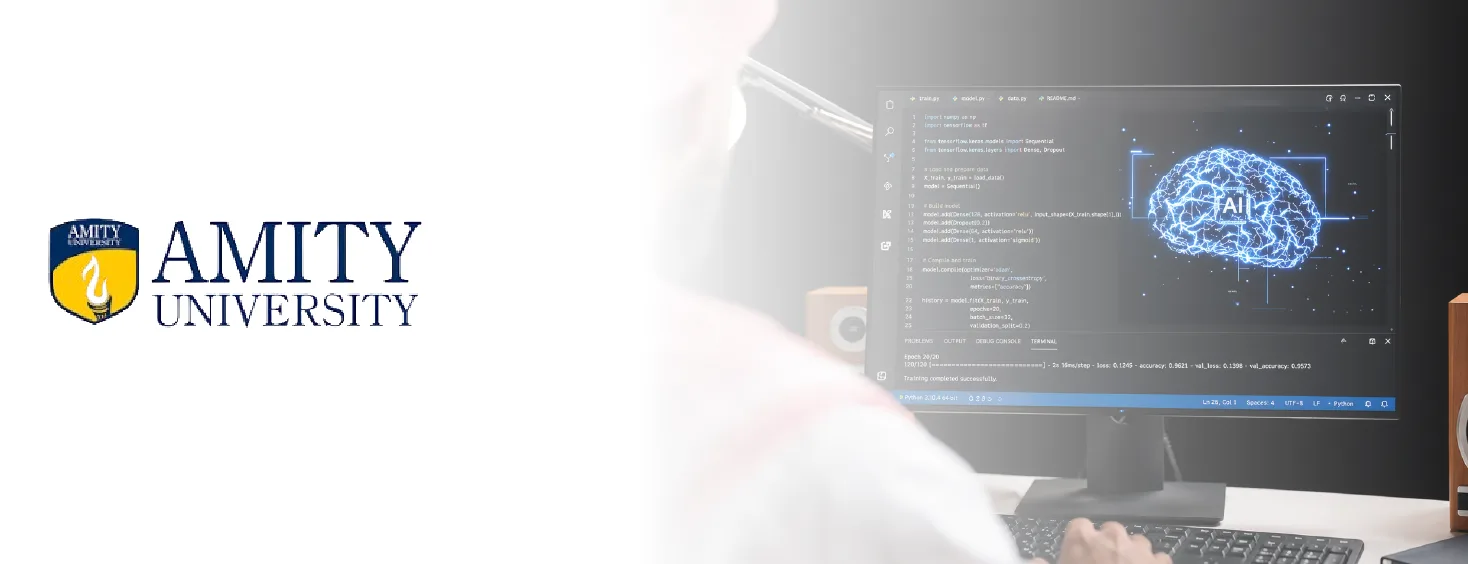 Amity Online MCA in Machine Learning & Artificial Intelligence Image