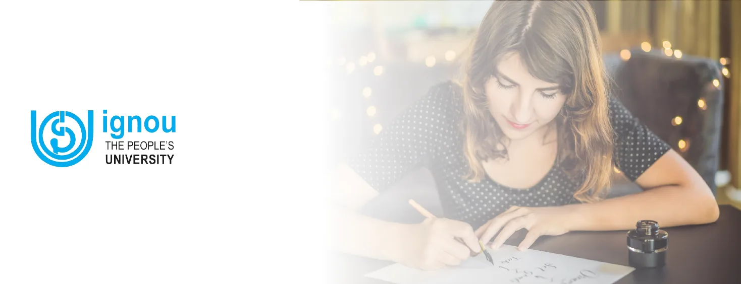 IGNOU Online Diploma in Creative Writing in English