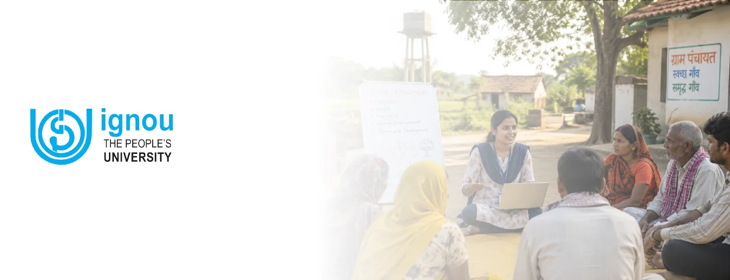 IGNOU Online PG Diploma in Rural Development