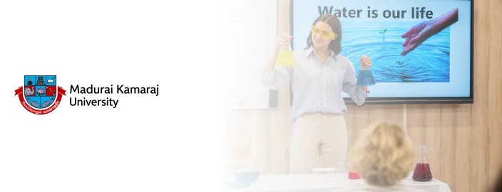 Madurai Kamaraj Online Diploma in Water Quality Assessment