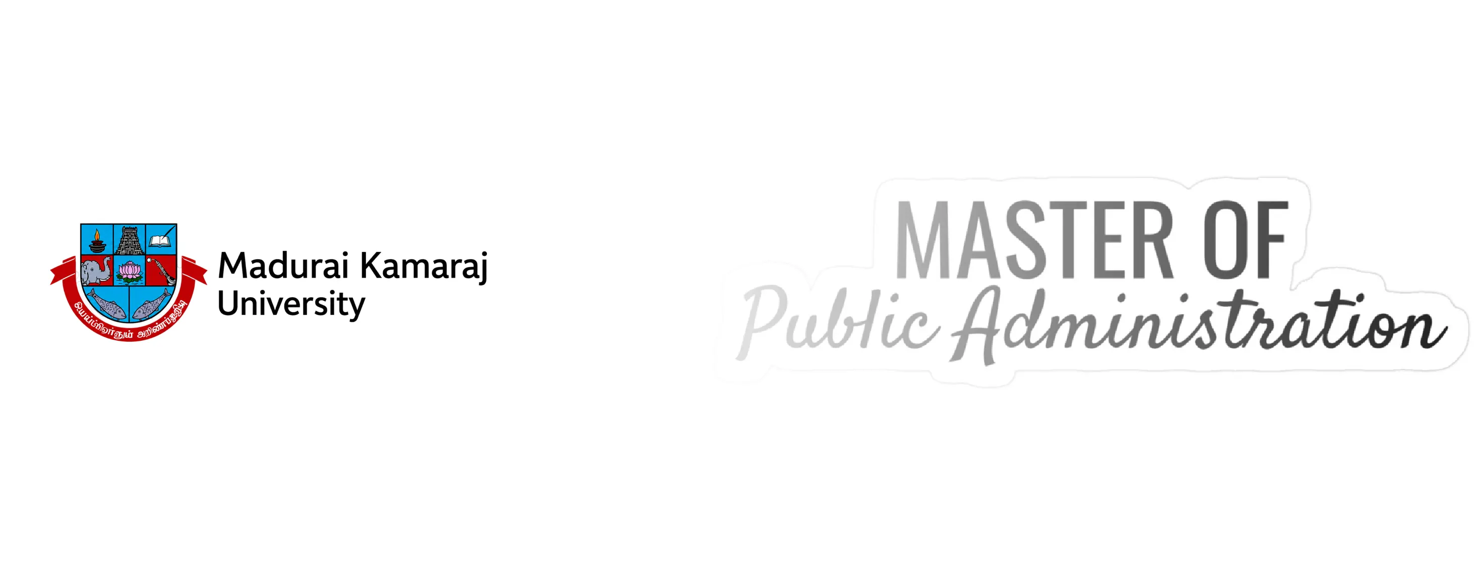 Madurai Kamaraj Online MA in Public Administration