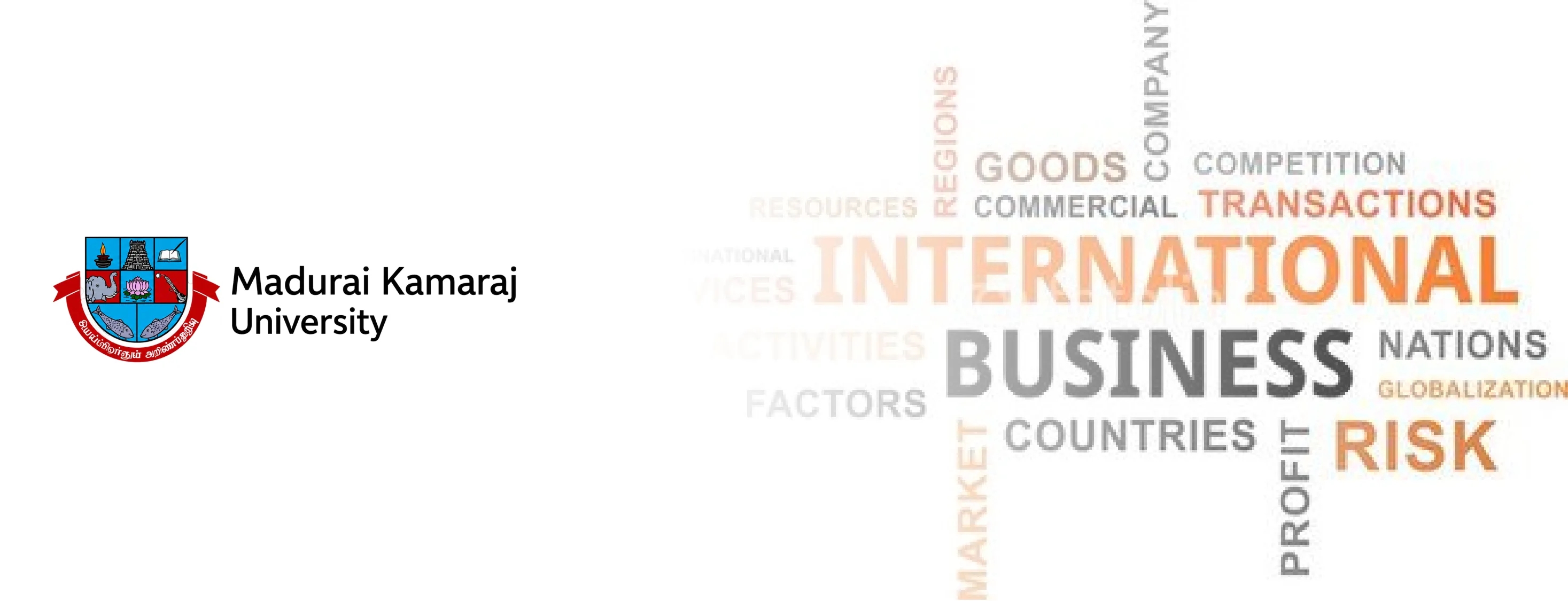 Madurai Kamaraj Online MBA in International Business Management