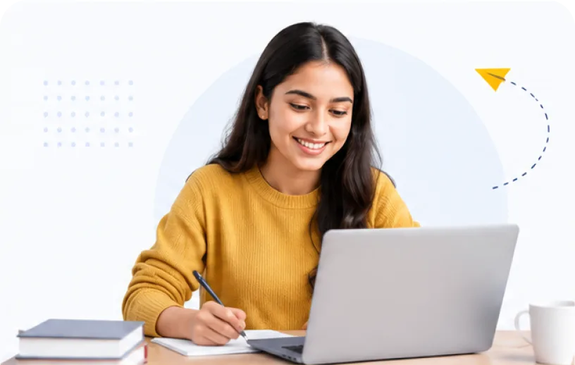 Student getting course counselling