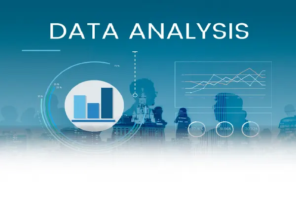 Online BBA in Data Analytics course cover showcasing data analytics and business management program