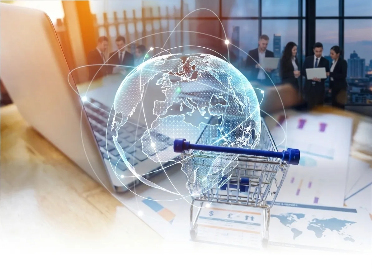 Online BBA in International Business course cover for undergraduate business management program