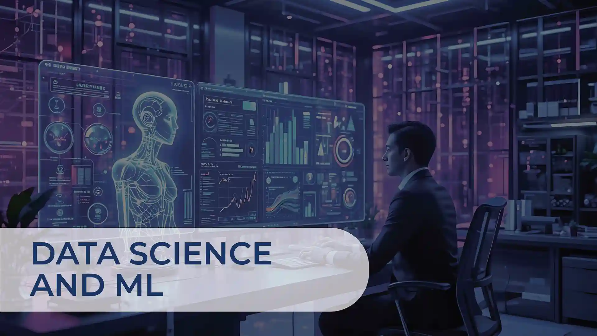 online mca in data science and ml program cover highlighting machine learning, analytics, and advanced technology skills