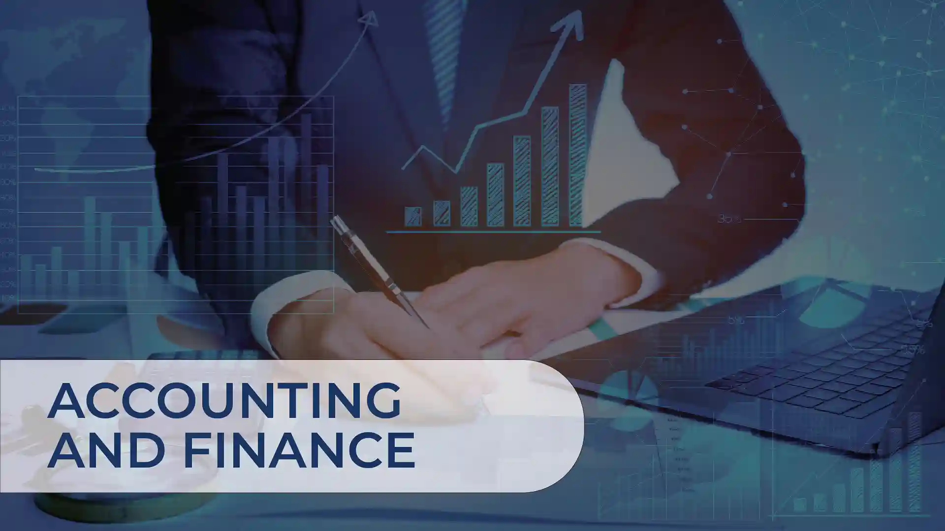 Online M.Com in Accounting and Finance students learning accounting, taxation, and financial management through a digital education platform