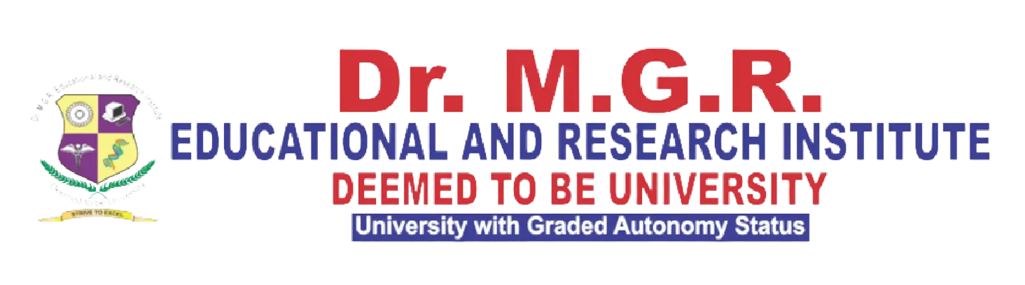 DR MGR University logo