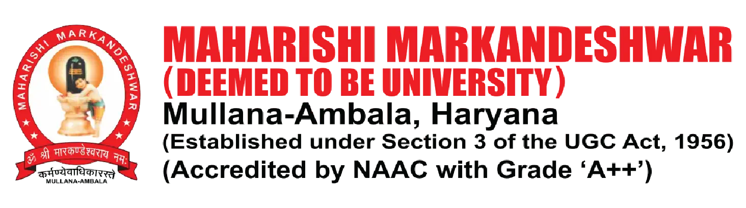 Maharishi Markandeshwar University logo